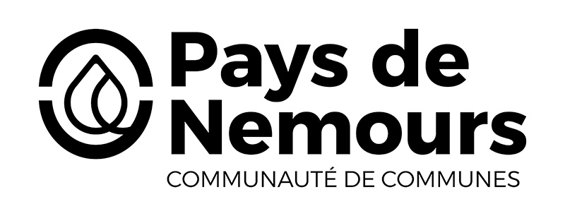 logo de la communauté de communes du pays de Nemours, partenaire de Zomb'in The Dark Nemours